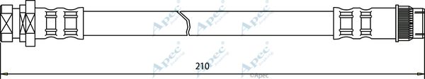 APEC BRAKING Тормозной шланг HOS3469